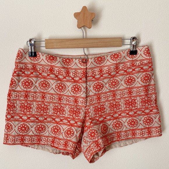 Ann Taylor LOFT Embroidered Cotton Shorts - Picture 1 of 4